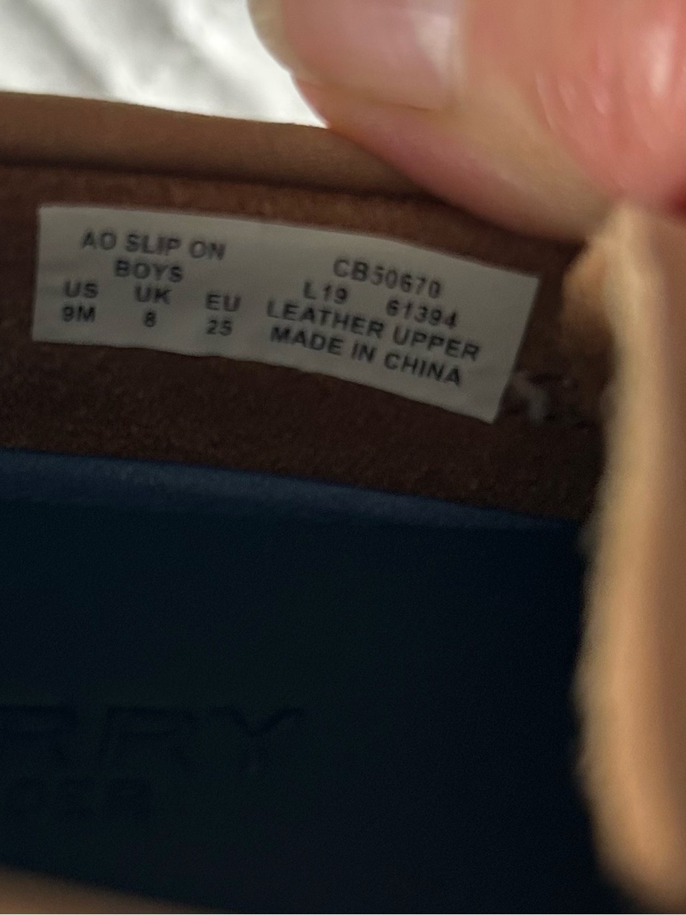 Sperry Tan Leather Boat Shoes Toddler Boy Size 9 - Picture 6 of 6